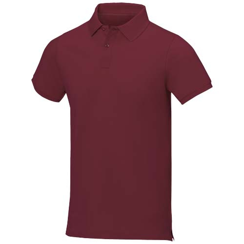 Polo publicitaire homme 200g - CALGARY Bordeaux profond